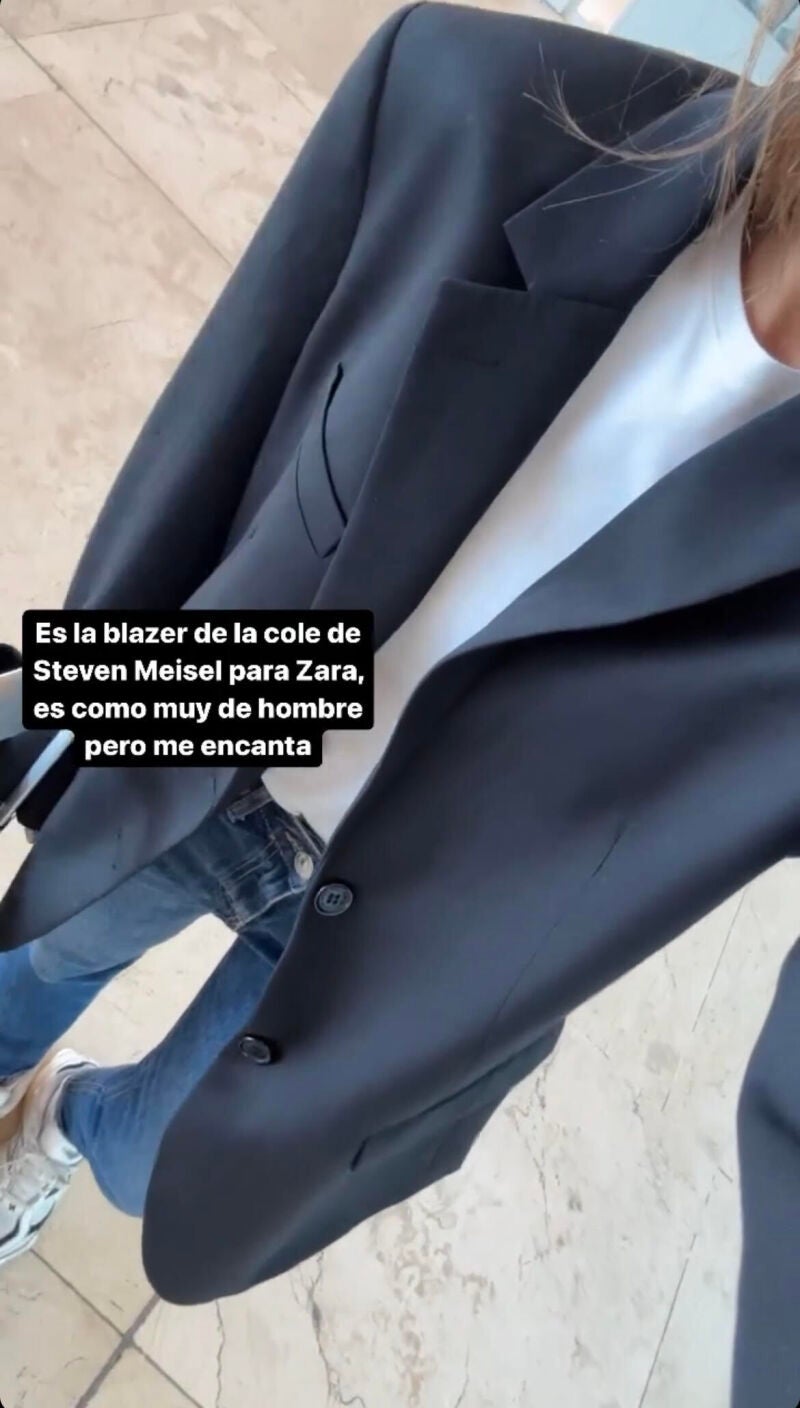 Rocío Osorno con blazer de Zara.