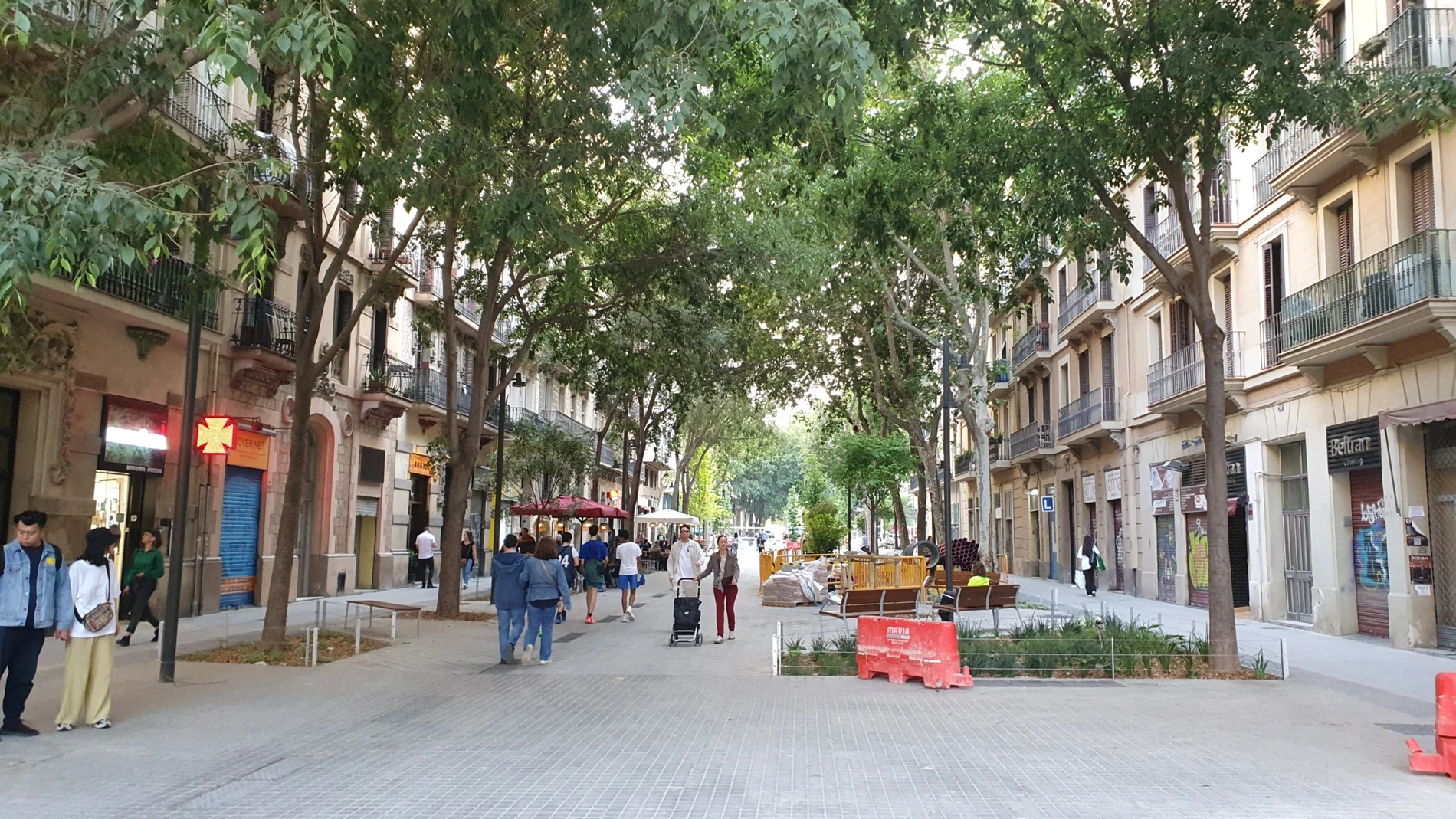 Superilla de Consell de Cent en Barcelona