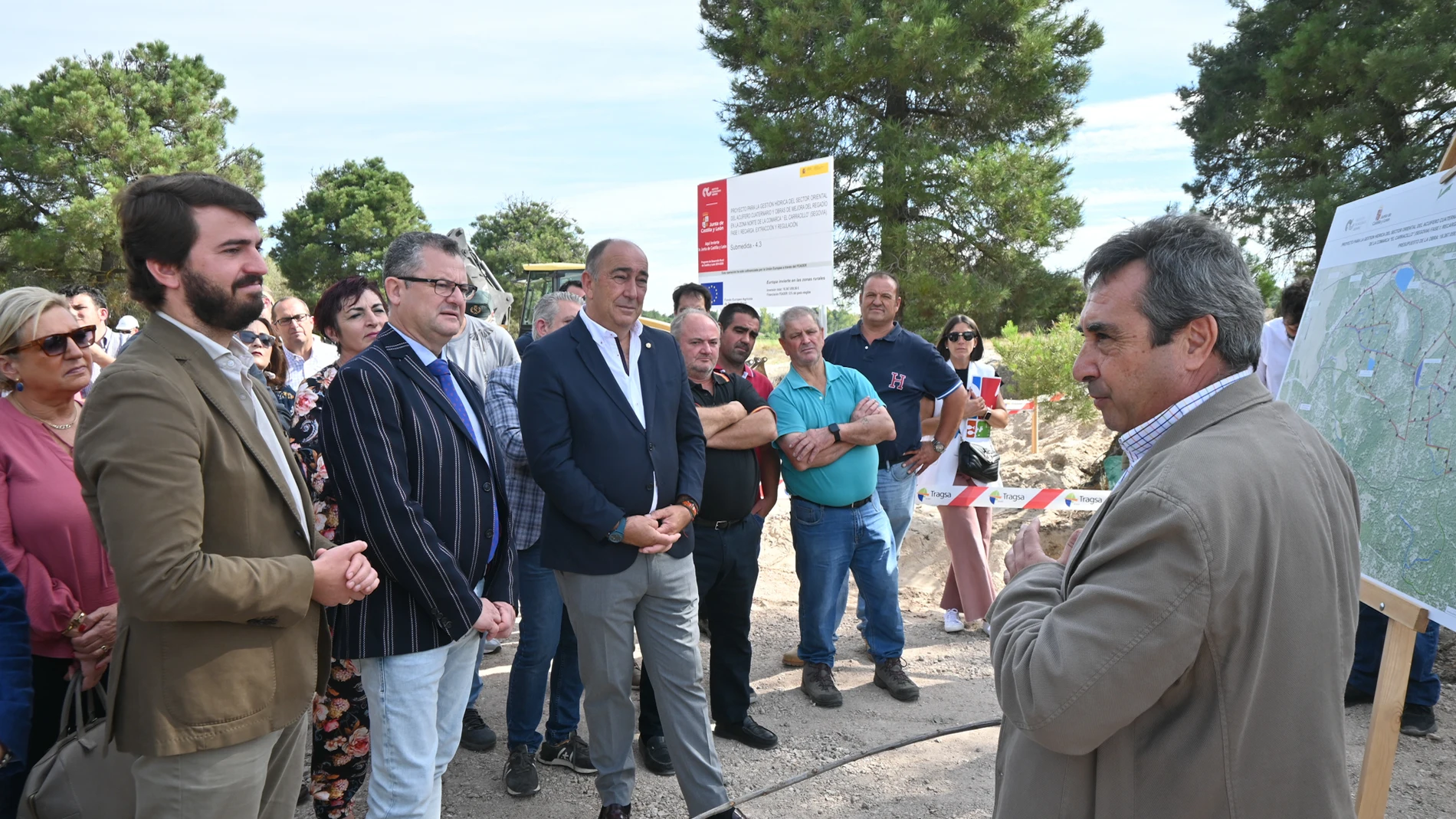 Arrancan las obras de regadío de El Carracillo en Segovia