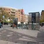 Plaza Virrei Amat, en Barcelona