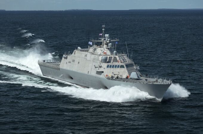 Imagen del USS Little Rock de la US Navy