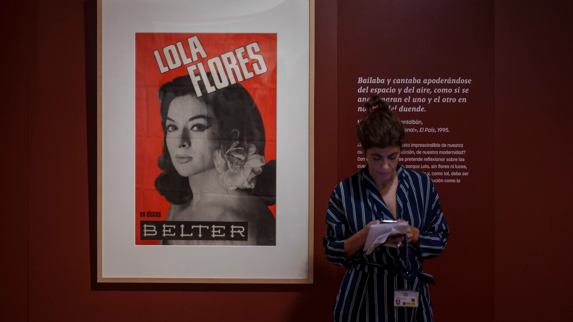 Exposicin, Si me queris, Ávenirse! Lola Flores en la Biblioteca Nacional de Espaa