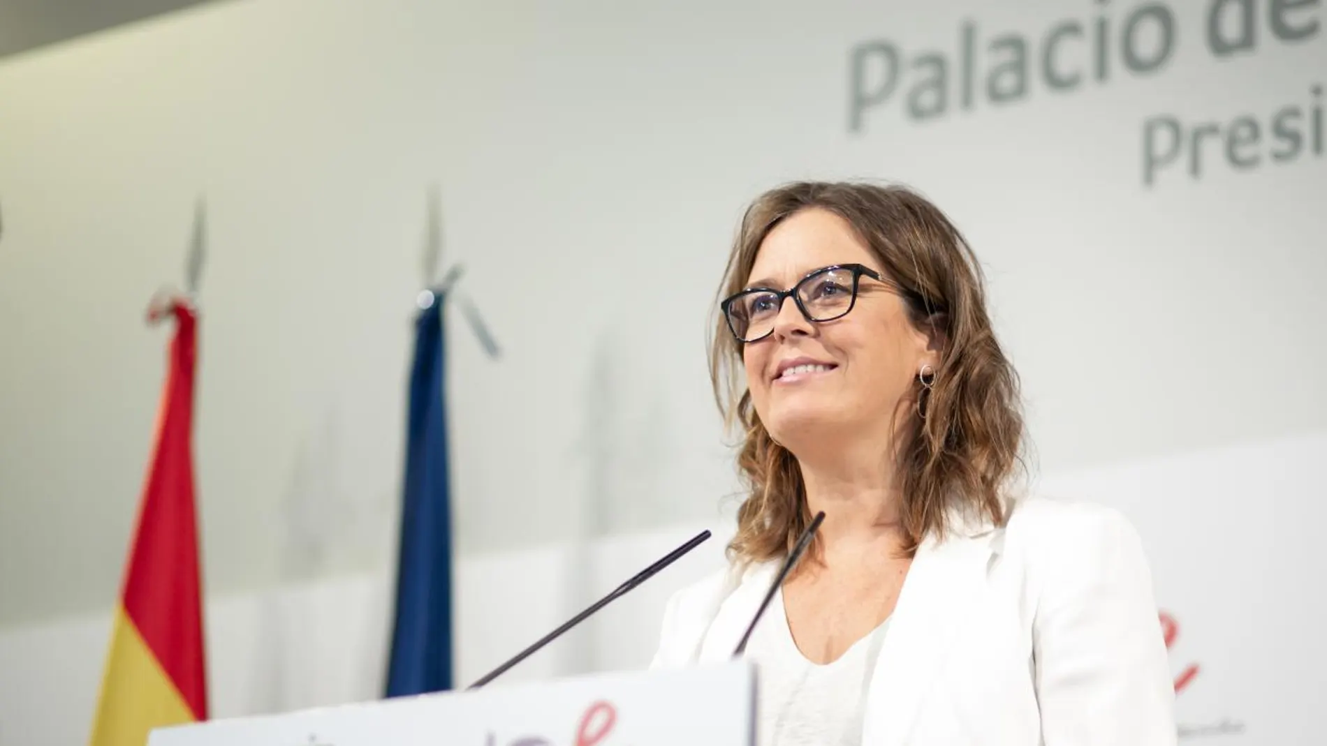 La consejera Portavoz, Esther Padilla