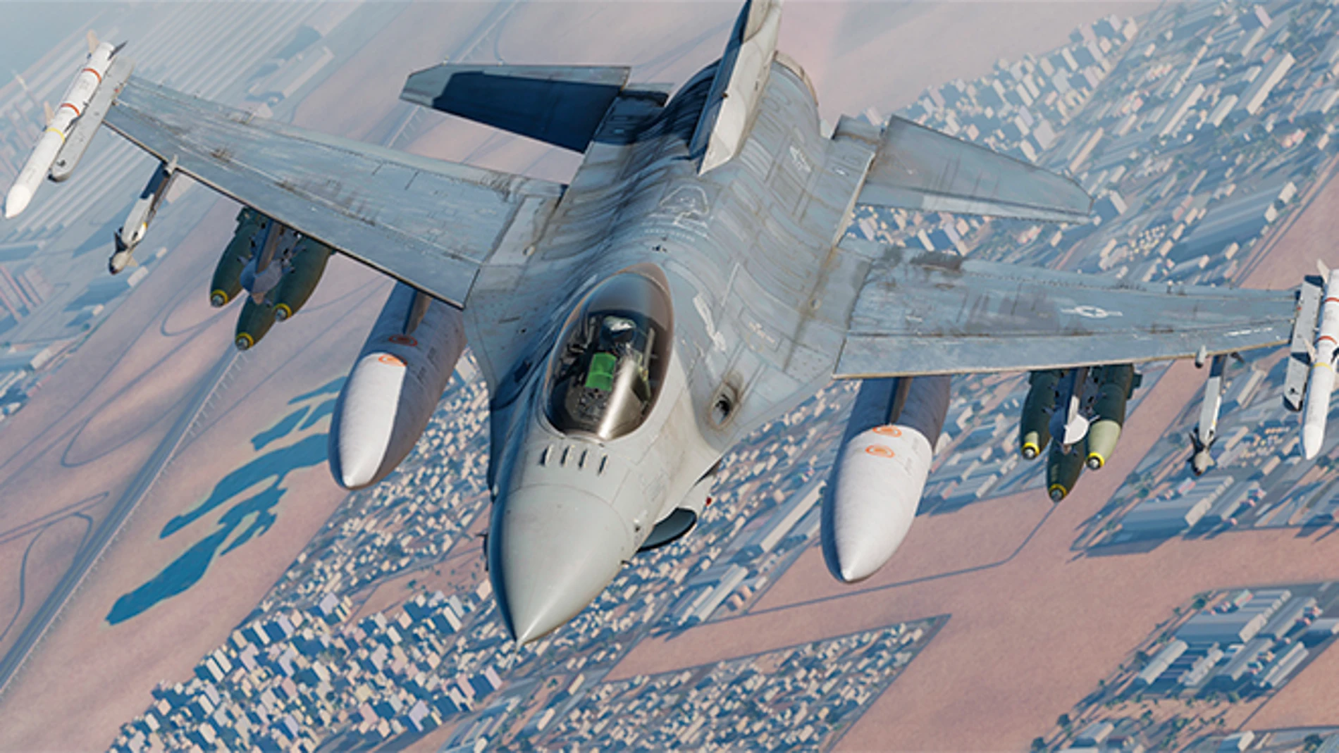Digital Combat Simulator, el simulador gratuito con el que Ucrania entrena a los pilotos de los F-16.