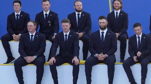 El equipo europeo de la Ryder Cup
