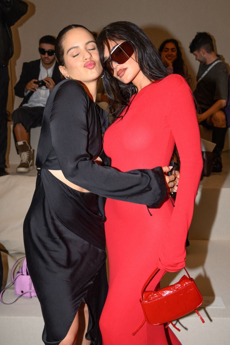 Kylie Jenner y Rosalía.