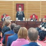 El presidente del TSJCyL, José Luis Concepción, preside el acto de apertura del Año Judicial