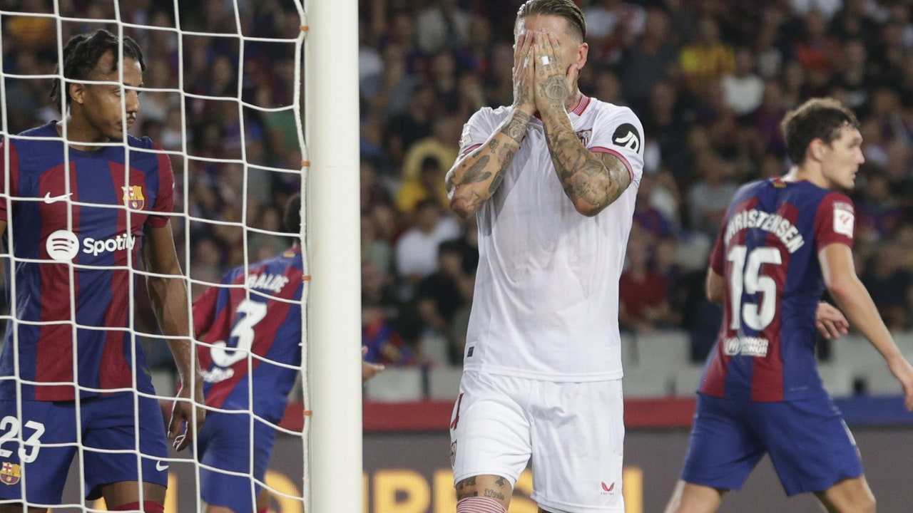 FC Barcelona - Sevilla, live LaLiga: Sergio Ramos' goal in the wrong goal