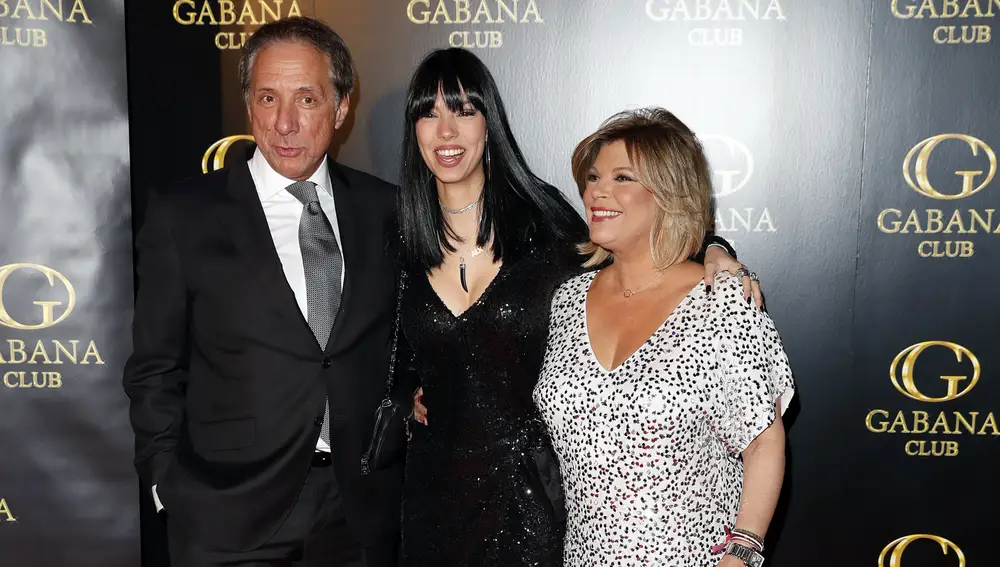 Terelu Campos, Alejandro Rubio y su hija Alejandra