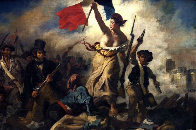 «La libertad guiando al pueblo», de Delacroix