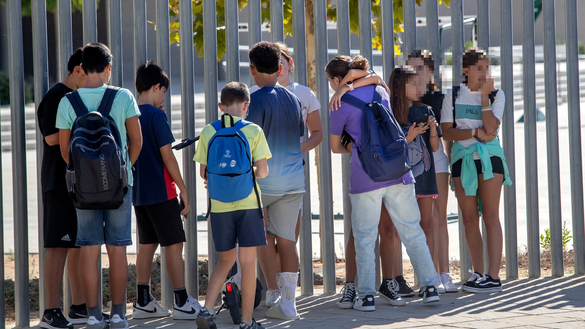 Los alumnos del instituto de Jerez regresan a clase tras las agresiones del jueves
