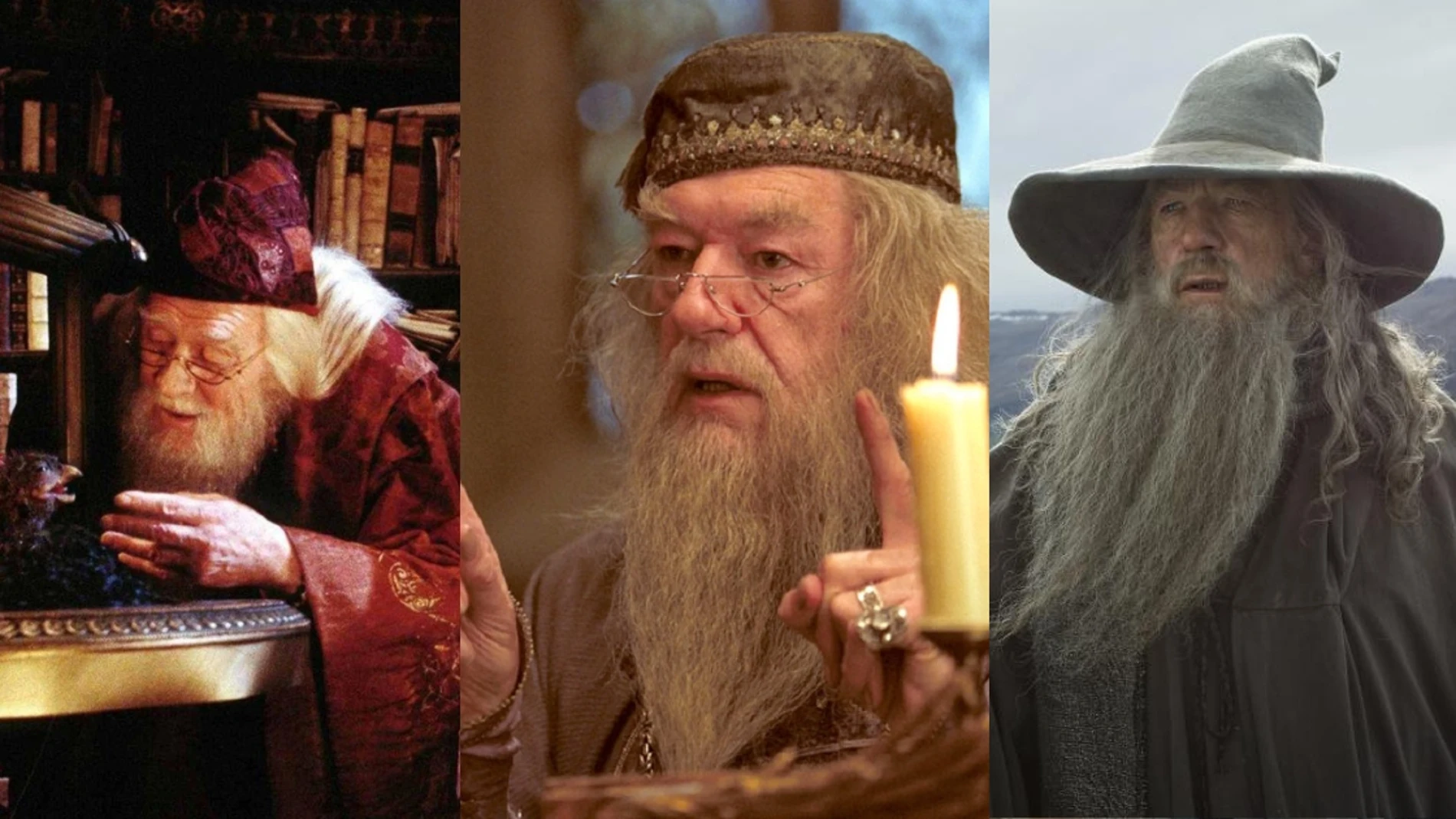 TV3 confunde a Michael Gambon con Richard Harris y a Dumbledore con Gandalf 