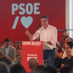 Pedro Sánchez participa en un acto público (Sevilla)