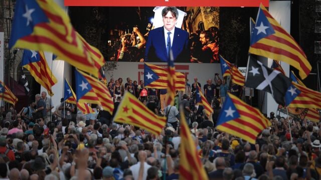 El expresidente de la Generalitat Carles Puigdemont