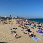 Las playas de Barcelona cierran temporada con el "récord" de 5,2 millones de usuarios