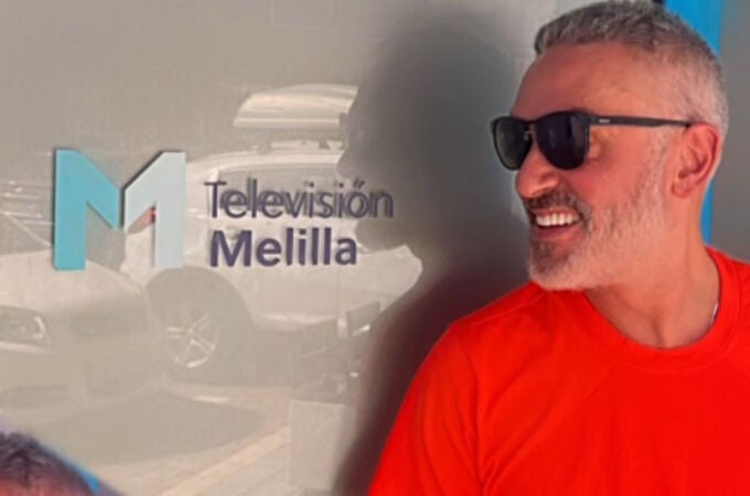 Kiko Hernández en la televisión de Melilla