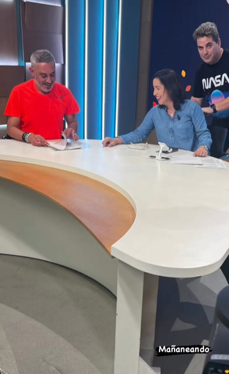 Kiko Hernández en la televisión de Melilla