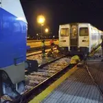 Cortada la línea entre Burgos y Aranda tras descarrilar el denominado "tren bobinero"
