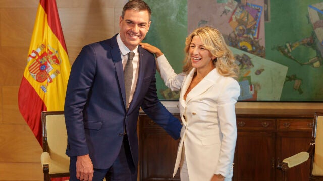 Pedro Sánchez y Yolanda Díaz