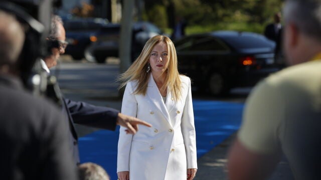 La primera ministra italiana, Giorgia Meloni