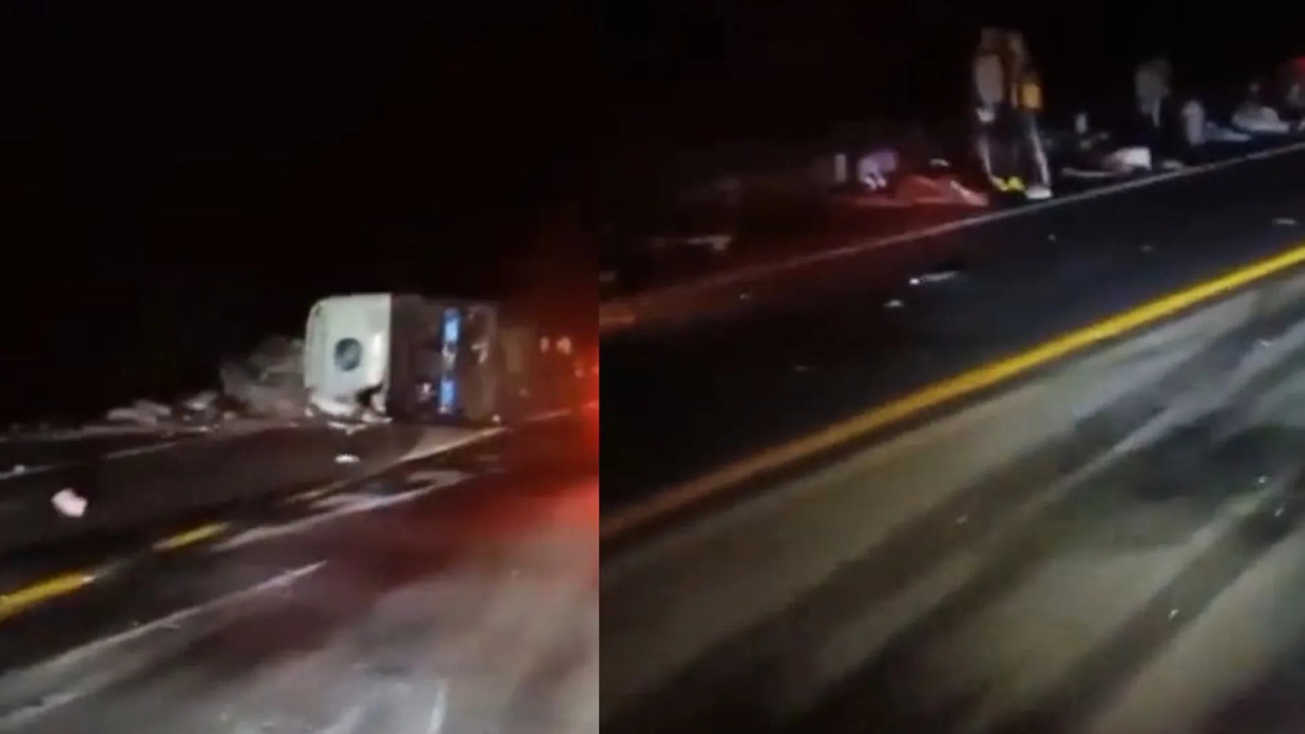 Tragedia en la carretera del sur de México