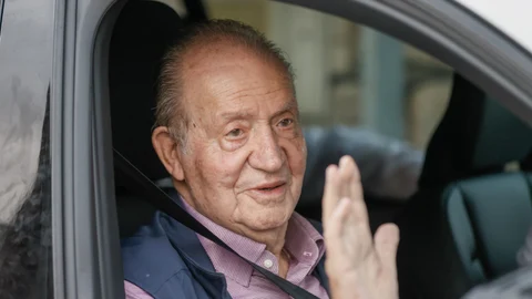 El rey Juan Carlos, en Sanxenxo, Pontevedra.