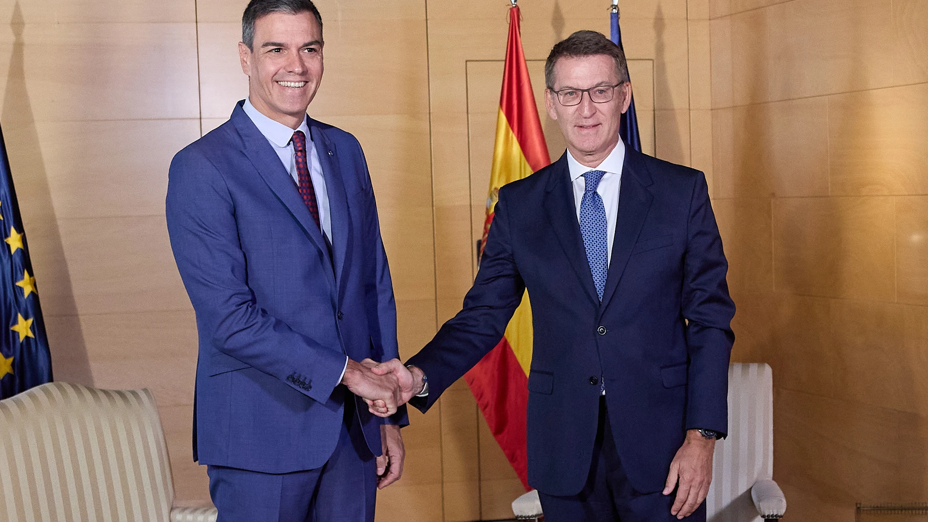 MADRID.-Sánchez se reunirá con Feijóo el lunes dentro de la ronda de contactos para la investidura