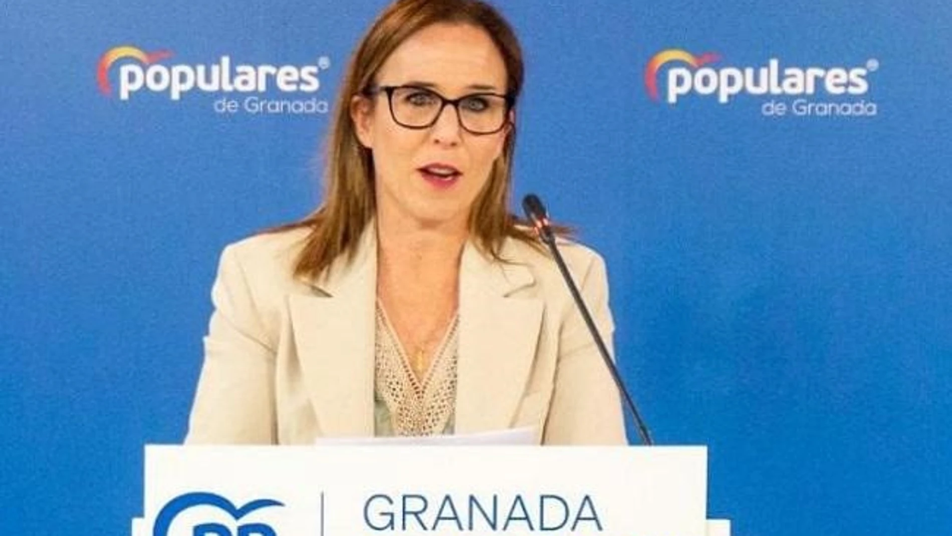La portavoz del Partido Popular de Granada, Lourdes Ramírez. PP GRANADA 08/10/2023