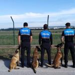 Formación de policías y adiestramiento de perros