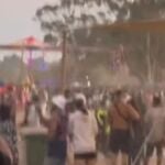 Momento de la masacre provocada por el grupo terrorista