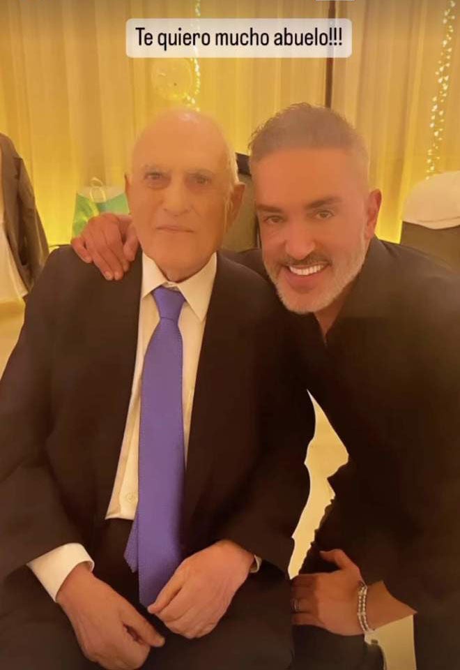 Kiko Hernández y su abuelo Espi