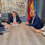 Reunión entre la Cámara de Contratistas de Murcia y el delegado del Gobierno en la Región