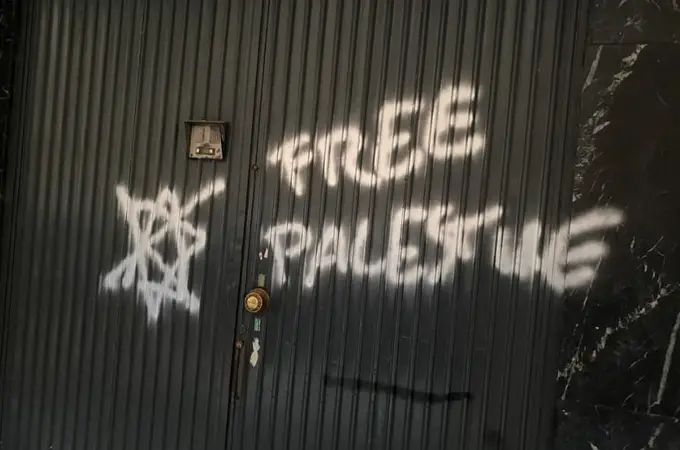 Aparece una pintada antisemita en una sinagoga de Madrid