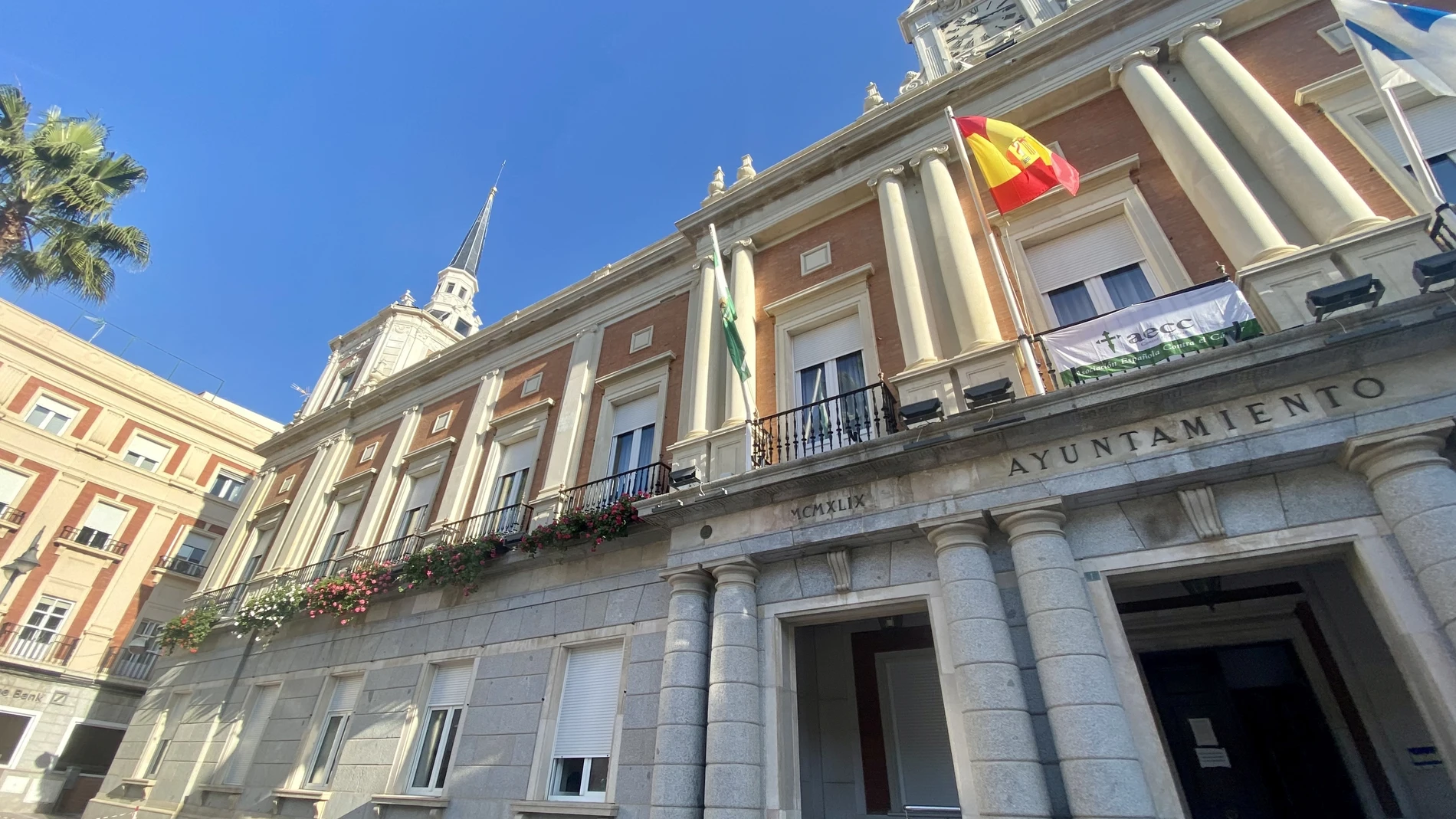 Fachada del Ayuntamiento de Huelva