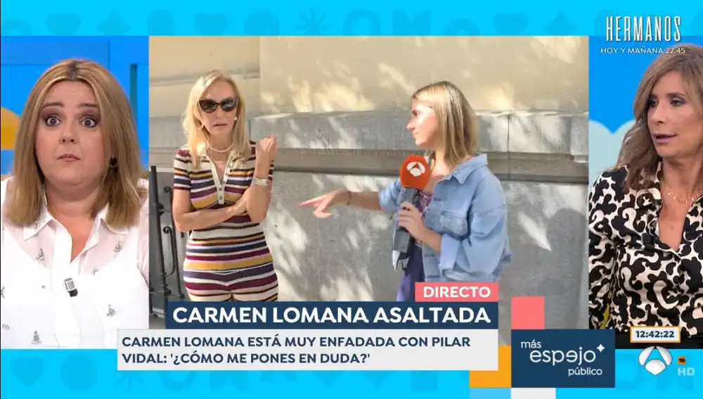 Carmen Lomana en Espejo Público. 