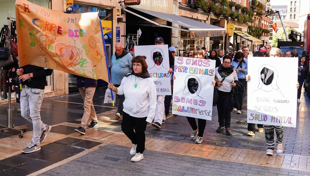 Maha a favor de la Salud Mental por las calles de León