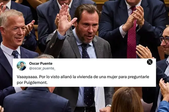 Óscar Puente reacciona a la detención de su 