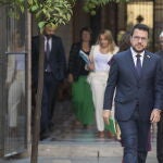 Reunión semanal del Gobierno catalán de Pere Aragonès