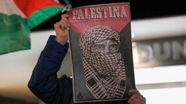 Manifestación de apoyo a Palestina en Bogotá
