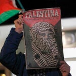 Manifestación de apoyo a Palestina en Bogotá