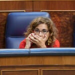 María Jesús Montero en el Pleno del Congreso que ha aprobado la Ley de Vivienda. 