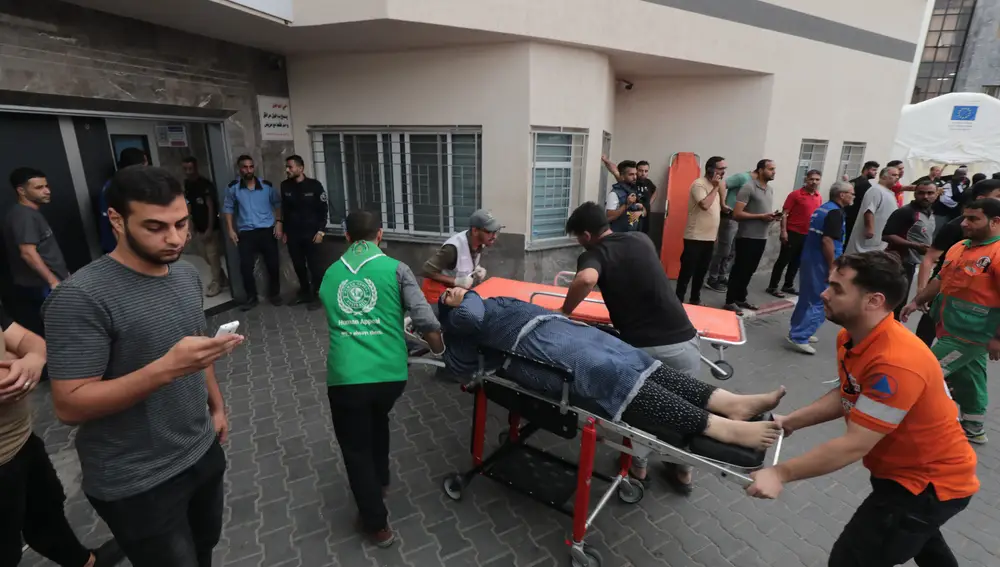 O.Próximo.- Autoridades de Gaza dicen que &quot;cerca del 60%&quot; de los heridos por los ataques de Israel son mujeres y niños