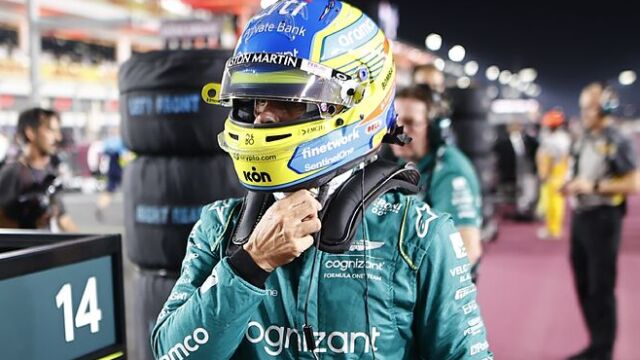 Fernando Alonso en el GP de Qatar