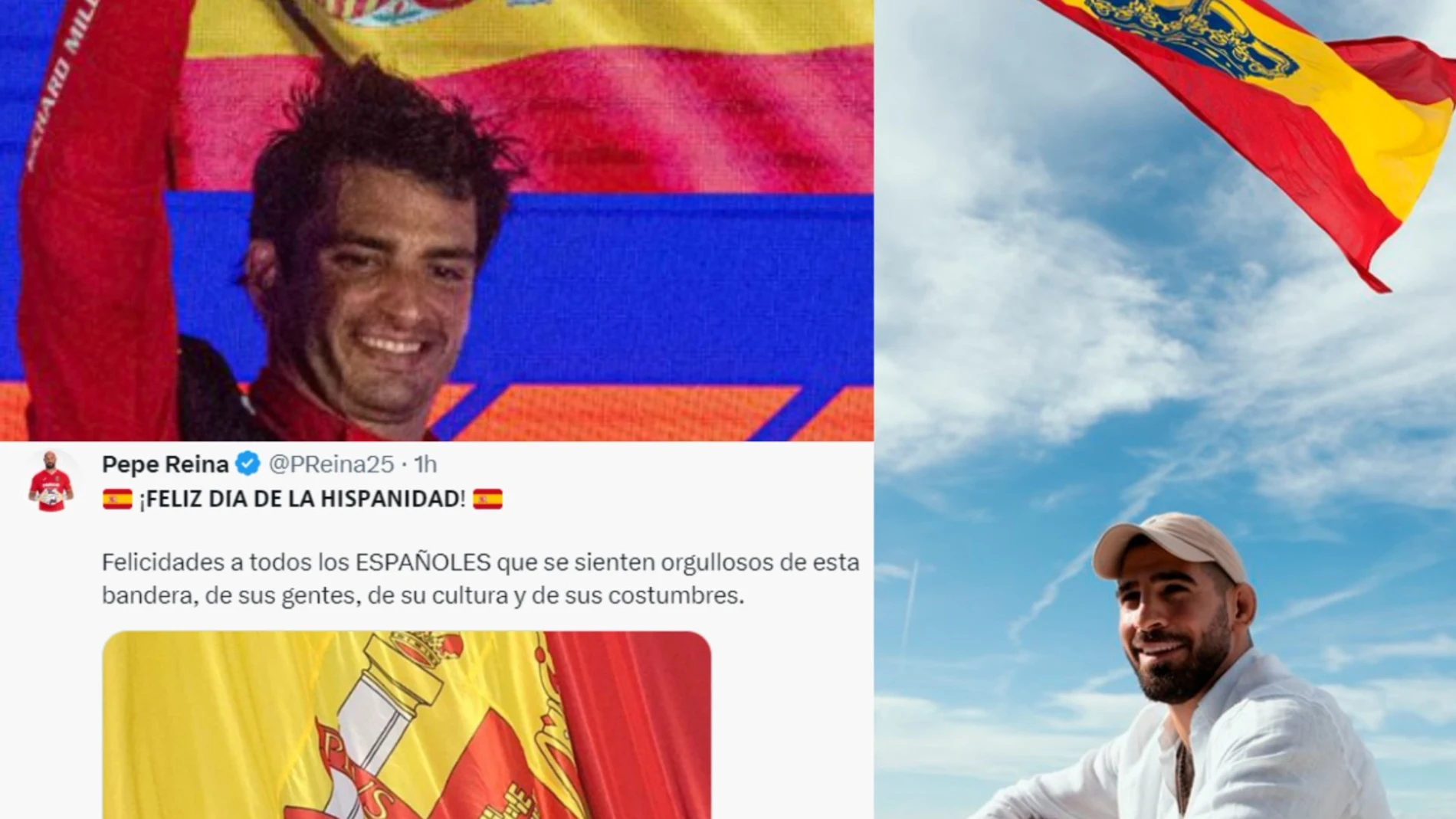 De Pepe Reina a Carlos Sainz: los deportistas presumen de "orgullo español"