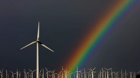 Energía eólica Arco iris