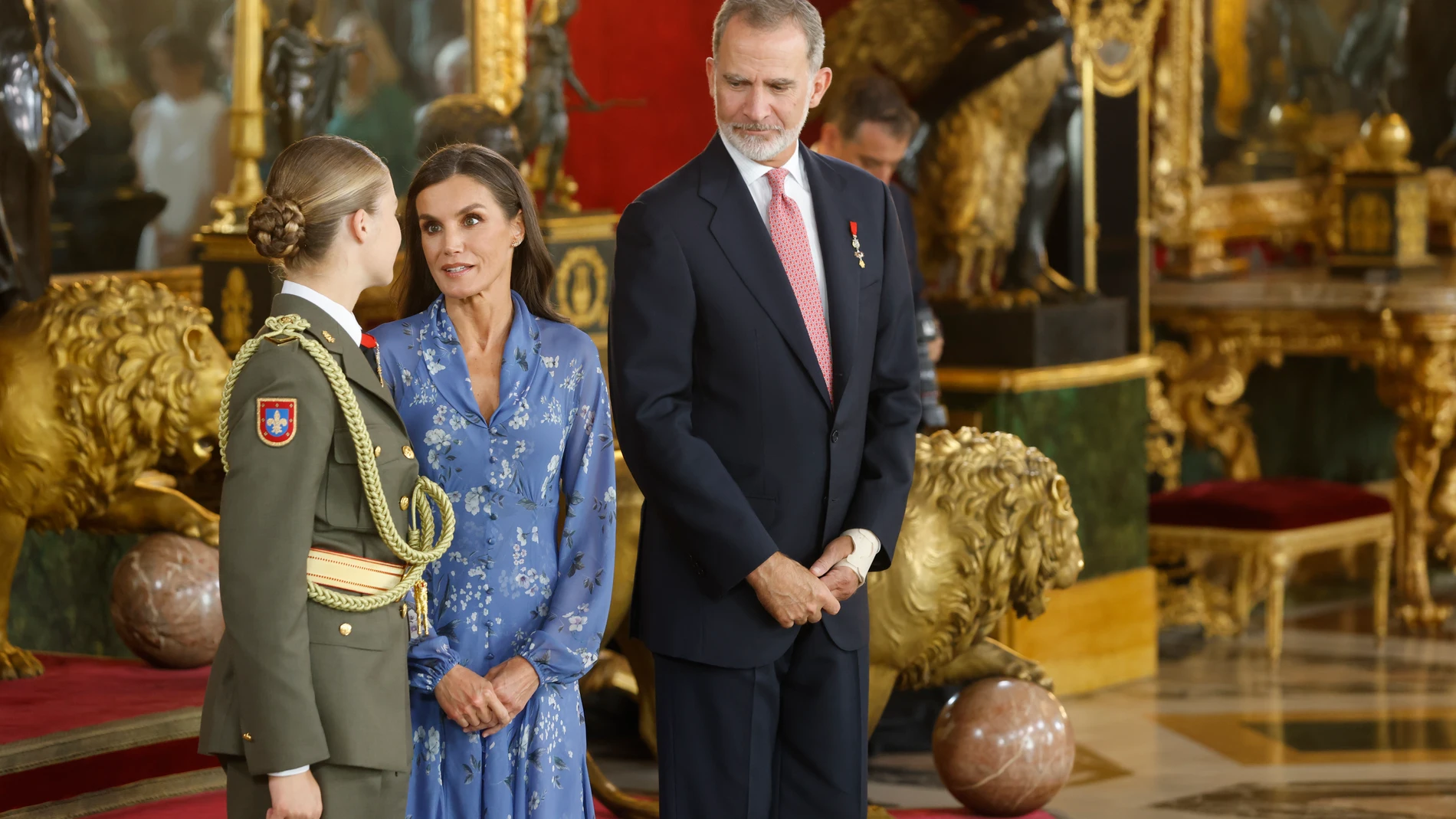 Besamanos del 12 de octubre en el palacio real @Gonzalo Pérez Mata 