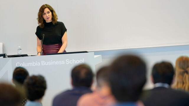 Díaz Ayuso visita Columbia Business School
