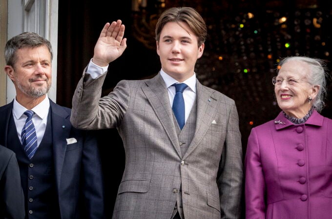 Prince Christian of Denmark turns 18 at Amalienborg Castle