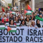 Manifestación pro palestina en Sevilla