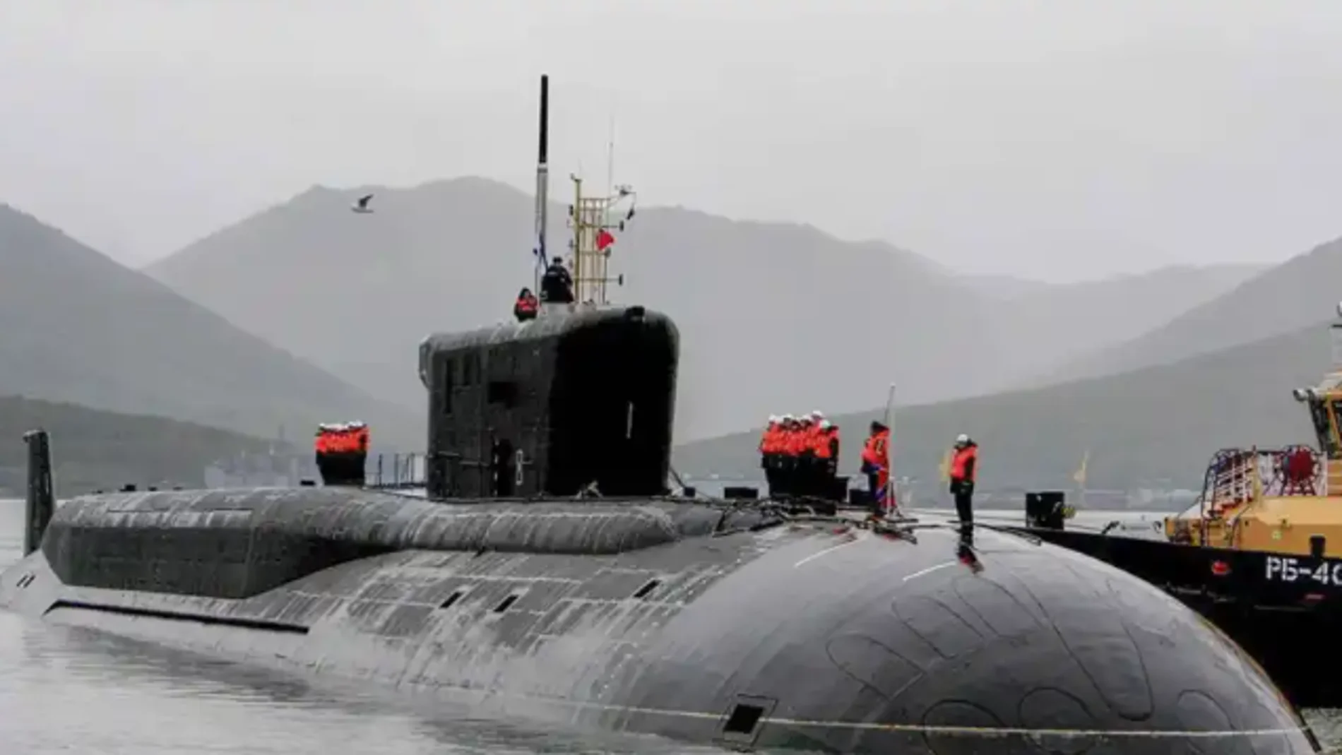 Un submarino ruso de clase Borei